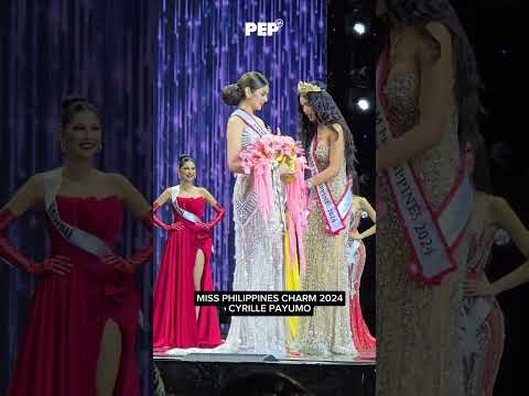 Cyrille Payumo crowned as Miss Philippines Charm 2024 #PEP #shorts