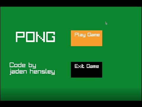 pong  | made in raylib library and C++