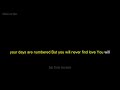 Love Not Lovers - The Script (Lyric Video)