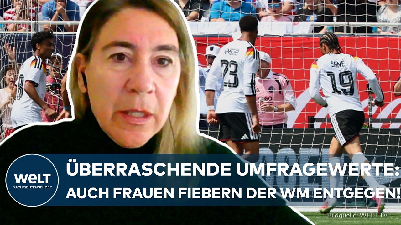 DEUTSCHLAND IM WM-FIEBER: Neue Umfrage zeigt große Begeisterung auch bei vielen jungen Frauen!