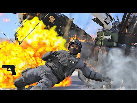 GTA 5 RAVAGING APOCALYPSE SCARAB CRASHES - IMPACT COMPILATION #27