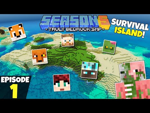 Truly Bedrock Episode 1! Surviving THE ISLAND! Minecraft Bedrock Survival Let's Play!