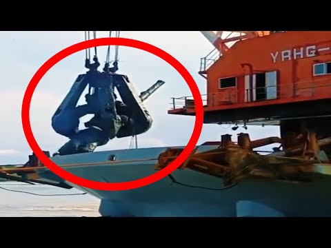 Strange Chinese Ship Caught Grave Robbing with Giant Claw