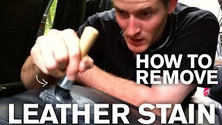 How to Remove an Old Stain from Leather