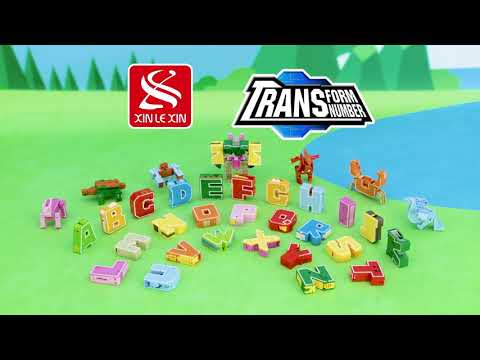 Alphabet Transformer Pocket Morphers Xinlexin toys