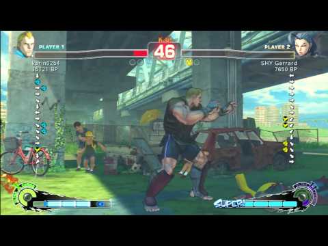 SSF4 Rank Match  karin0254 (AB)  vs  SHY Gerrard (RO)