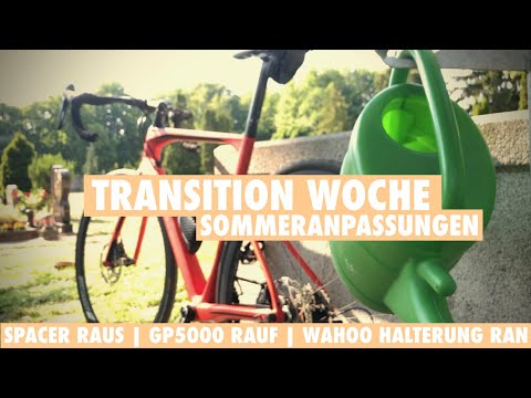Bike-Anpassungen: GP 5000 rauf, Spacer raus, WAHOO ROAM ran