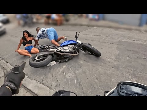 7 Persecuciones POLICIALES en Moto que TERMINARON en DESASTRE ABSOLUTO 💀