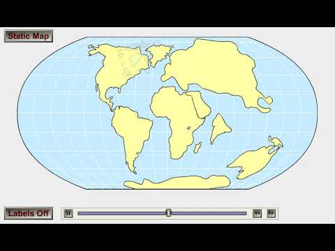 Pangea and Continental Drift 2 Animation