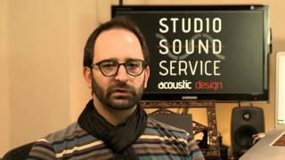 Video thumbnail for Installing Genelec 1236 SAM main studio monitor system in a room by Genelec Official Channel