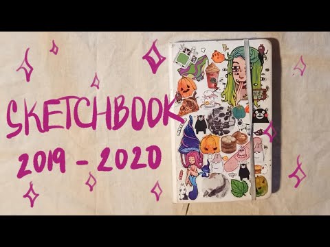 Обзор скетчбука 2019-2020 |Sketchbook Tour 2019-2020