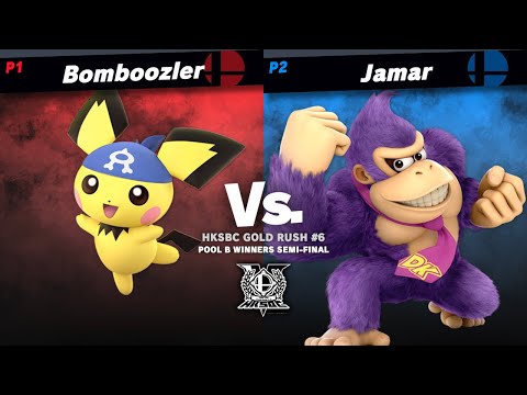 Bomboozler (Pichu) vs Jamar (Donkey Kong) - Pool B WSF | HKSBC Gold Rush #6