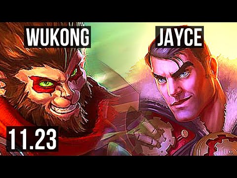 WUKONG vs JAYCE (TOP) | 4/1/4, 1.1M mastery, 300+ games | KR Grandmaster | 11.23