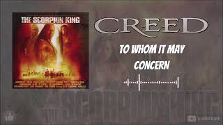 Creed  - To Whom It May Concern [HD]
