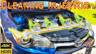 TOYOTA CAMRY 2015-2017 Fuel injector cleaning | Cheapest way of cleaning Fuel injector  | ALIMECH