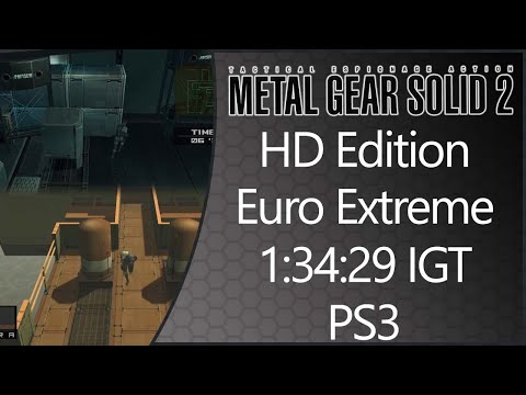 MGS2: HD Edition | PS3 | European Extreme | Any% | 1:34:29 IGT