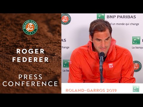 Roger Federer - Press Conference after Quarterfinals | Roland-Garros 2019