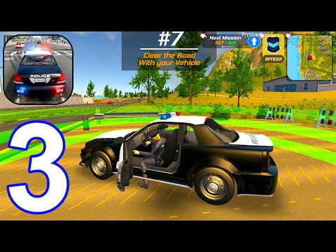 Police Officer Simulator - Gameplay Walkthrough Part 3 Police Car, Plaine, Aircraft & Boat Driver