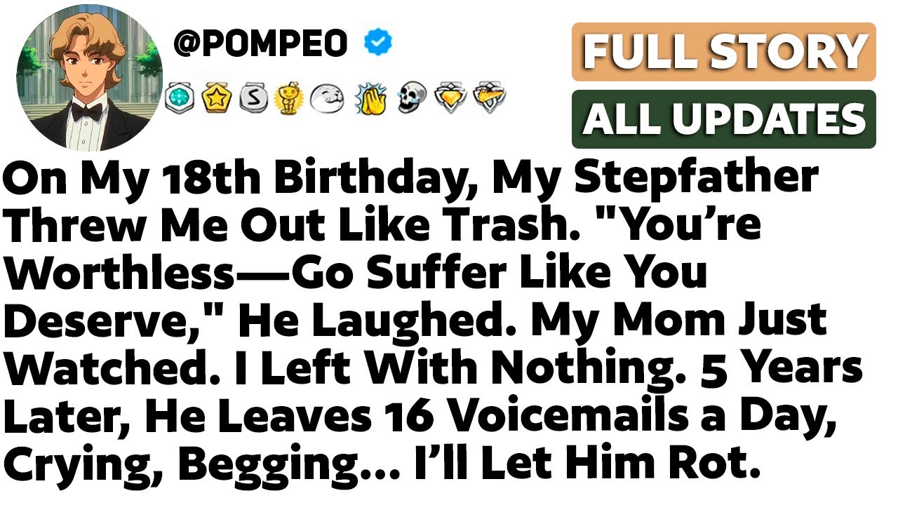 .On My 18th Birthday, My Stepfather Threw Me Out Like Trash. "You’re Worthless..." He laughed.