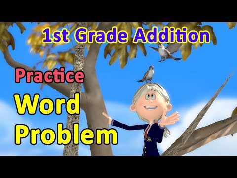 1st Grade Math Addition Word Problem |  Addition 3 Numbers