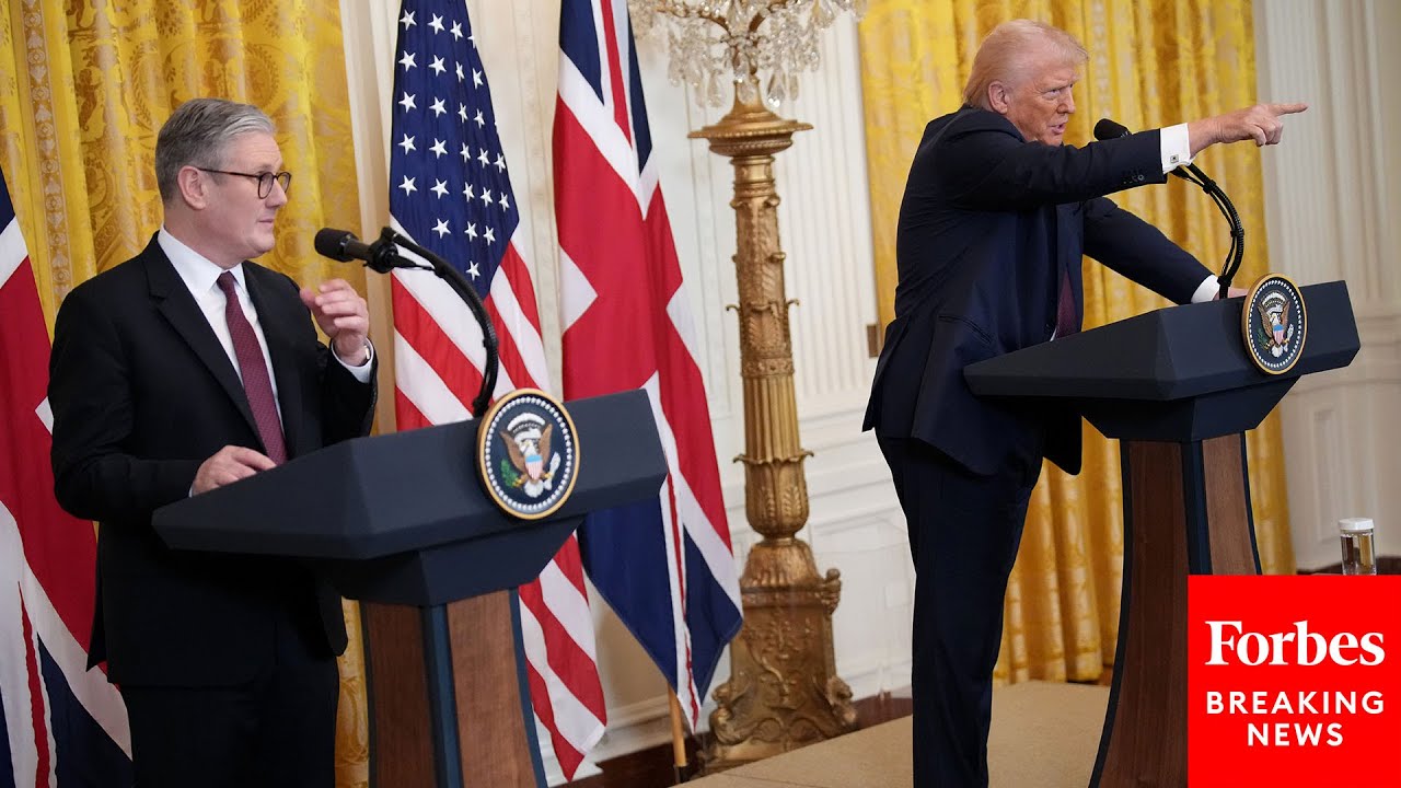 BREAKING NEWS: Trump & UK PM Keir Starmer Take Question After Question At White House Press Briefing