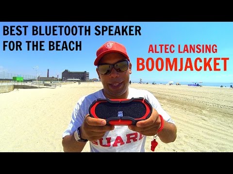 ALTEC LANSING Bluetooth Speaker - Boomjacket Review - Must Have Beach Items