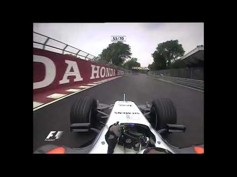 Juan Pablo Montoya & Kimi Raikkonen at the 2005 Canadian GP | McLaren MP4-20