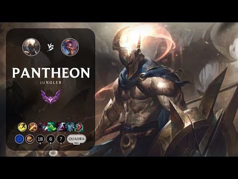 Pantheon Jungle vs Lillia - EUW Master Patch 13.8