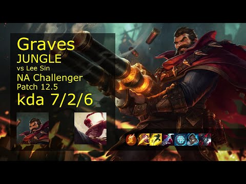 Rank 2 NA Graves Jungle: Graves vs Lee Sin