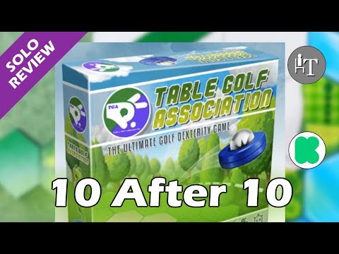 Table Golf Association Board Game - 10 After 10 Solo Review