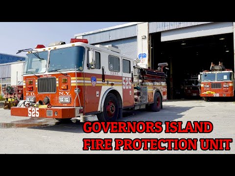 🌟 FLEET FRIDAY 🌟 FDNY GOVERNORS ISLAND FIRE PROTECTION UNITS - RESERVE APPARATUS ON ISLAND