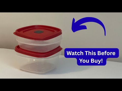 Watch Before You Buy, Honest Rubbermaid Container Review