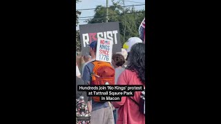 ‘No Kings’ protest in Macon, GA