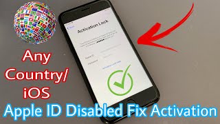 Apple ID Disabled Solution- iCloud Removal any iOS