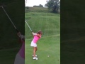 8 Yr Old Girl Golf Prodigy Great Golf Swing