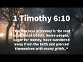 Men Bible Study - 1 Timothy 6:10