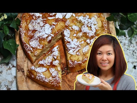 Amazing ALMOND APPLE CAKE you must try - Simple Fall bake