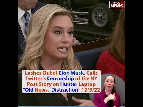 Lashes Out @ElonMusk, Calls Twitter's Censorship of NY Post Hunter Laptop "Old News, Distraction"