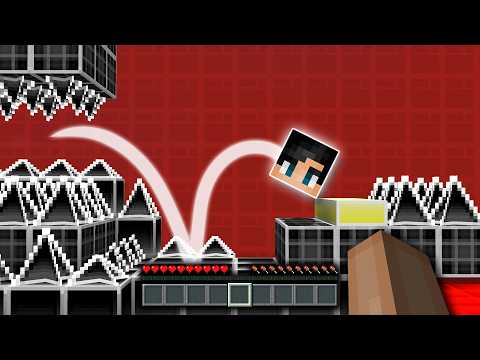 Kokeilin Geometry Dash MINECRAFTISSA..