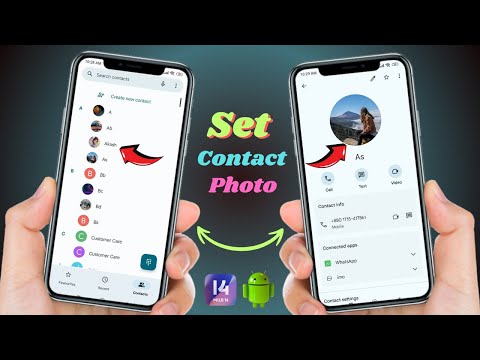 How To Add Photo On Contact Number | Set Contact Photo
