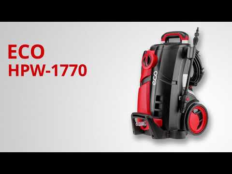 фото очиститель высокого давления eco hpw-1770 2.40 квт, 170 бар, 510 л/ч, самовсасывание, пеногенератор 0