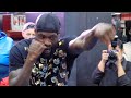 DEONTAY WILDER LOOKING DANGEROUSLY FAST IN WORKOUT DAYS AWAY FROM HELENIUS FIGHT• WILDER VS HELENIUS