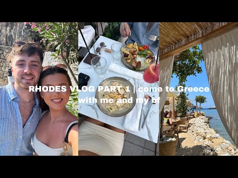 RHODES VLOG PART 1 | come to Greece with me and my bf
