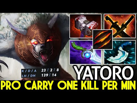 YATORO [Ursa] Top Pro Carry Destroy Pub Game One Kill per Min Dota 2