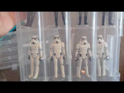 Vintage star wars figure storage bargain.