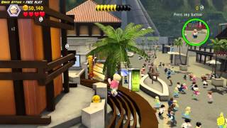 Lego Jurassic World: Level 19 Under Attack FREE PLAY (All Collectibles) - HTG