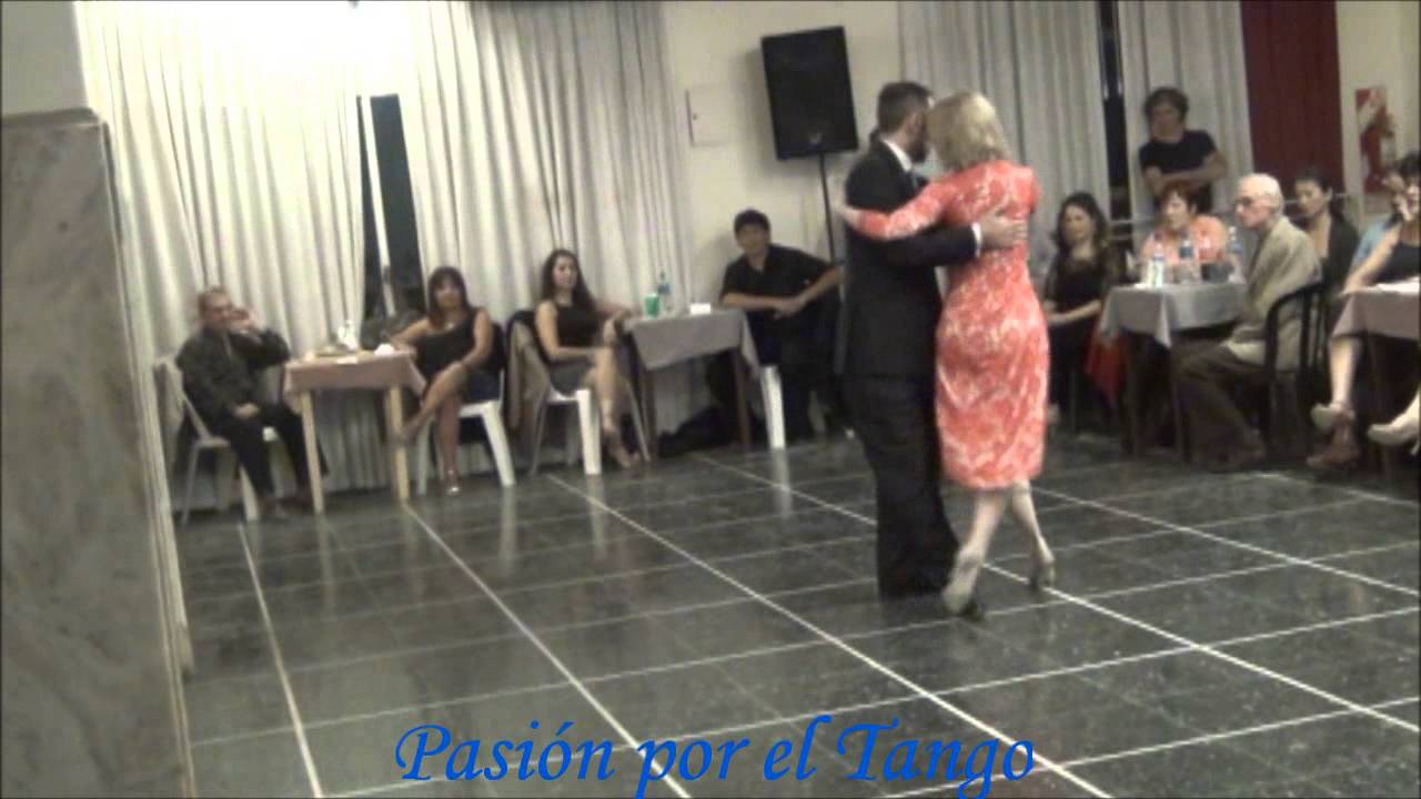 ALISON MURRAY y CARLOS BOERI Bailando el Tango TRAGO AMARGO en FLOREAL MILONGA