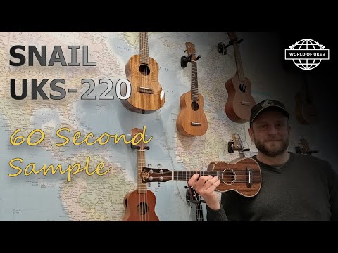 Sixty Second Sound Samples - Snail UKS-220 Soprano Ukulele
