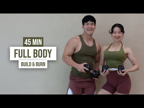45 MIN FULL BODY SHRED WITH WEIGHTS | Build Muscle & Burn Fat