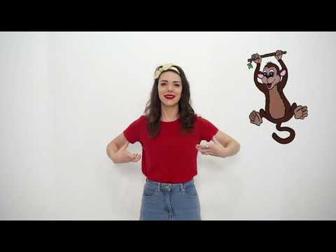 How to Sign Auslan 5 Little Monkeys in Auslan